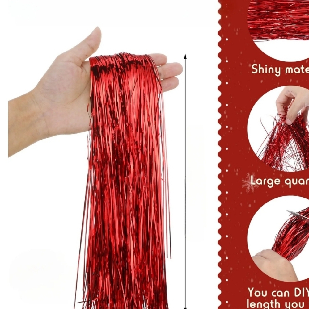 Target Red Holiday Tinsel Garland